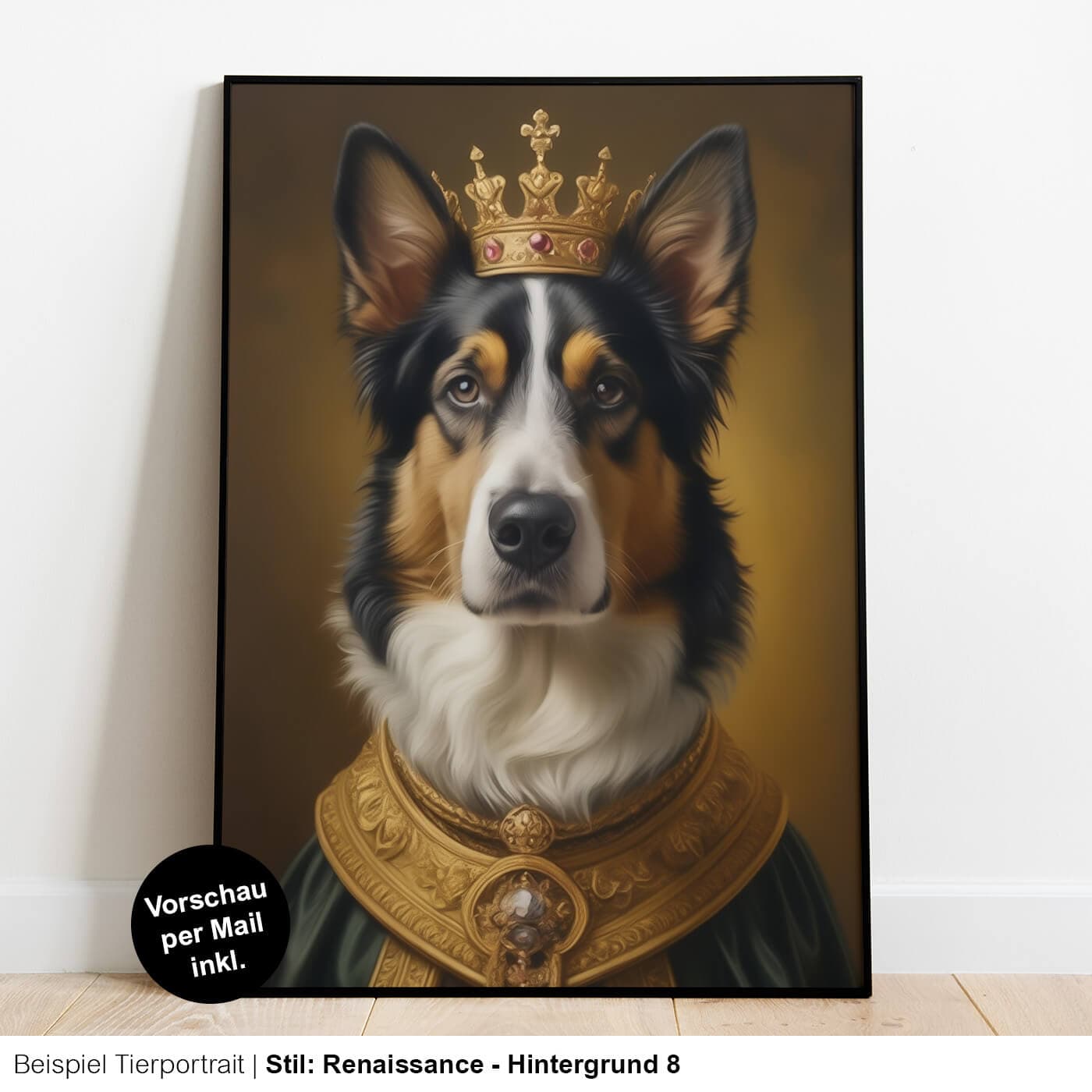 Tierportrait im Renaissance-Stil / Kostüm
