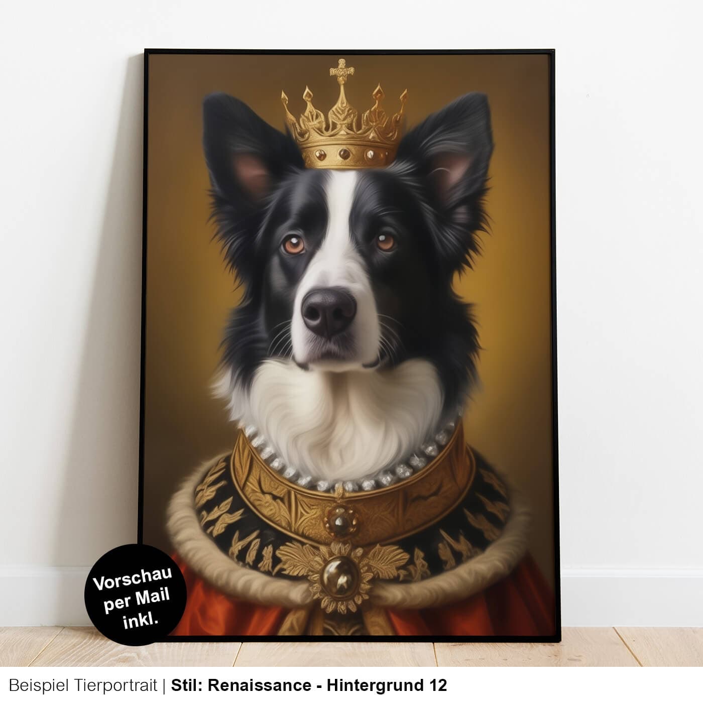 Tierportrait im Renaissance-Stil / Kostüm