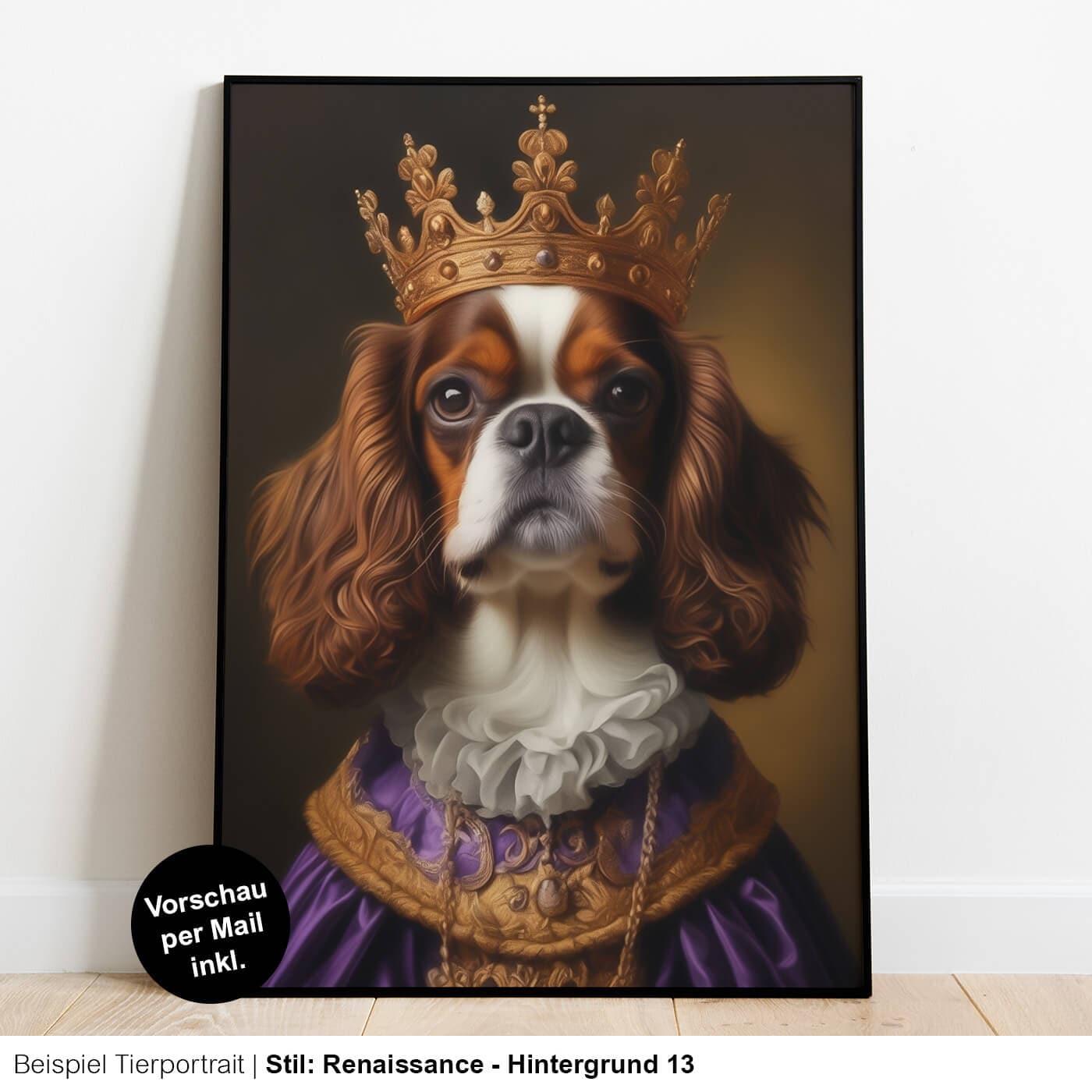 Tierportrait im Renaissance-Stil / Kostüm
