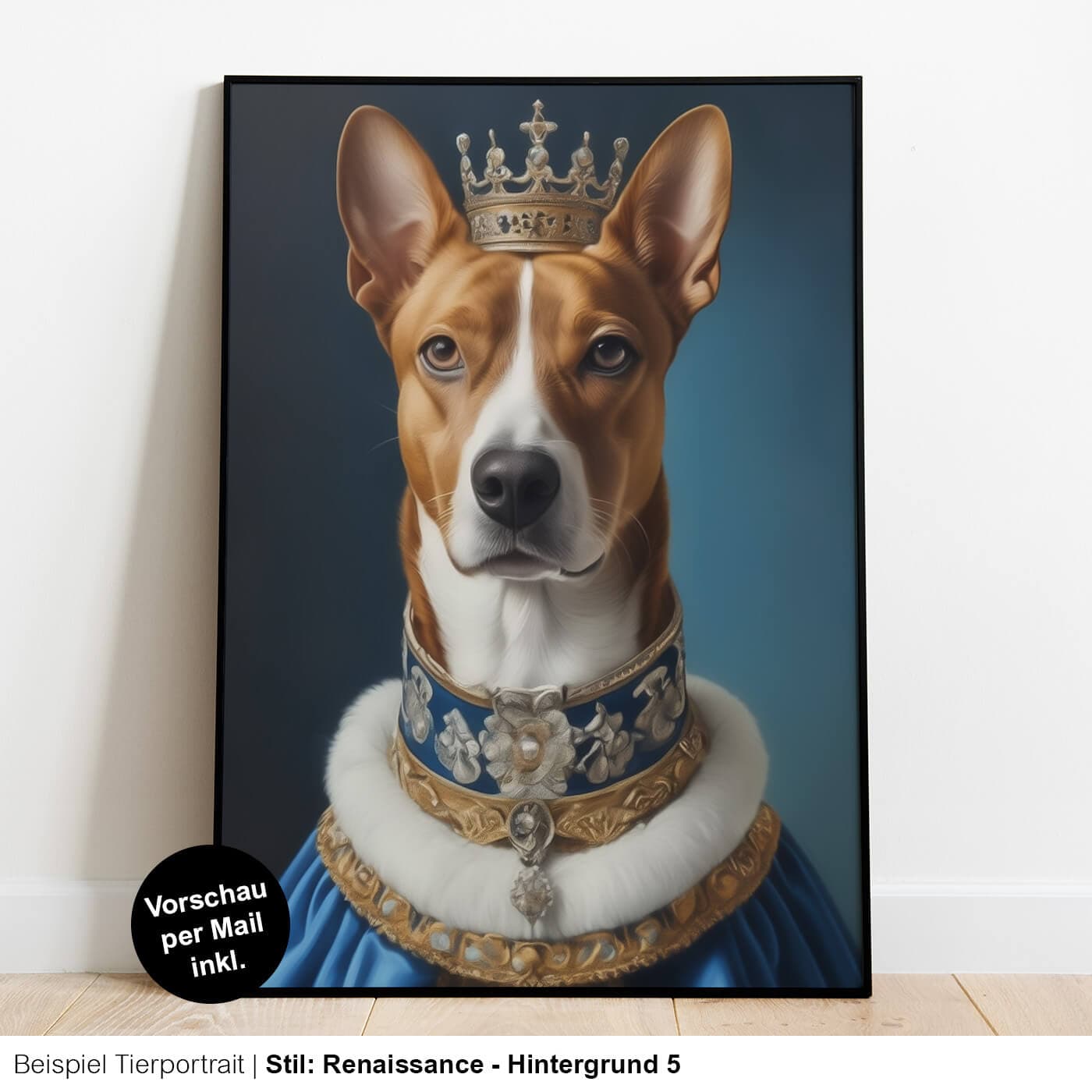 Tierportrait im Renaissance-Stil / Kostüm